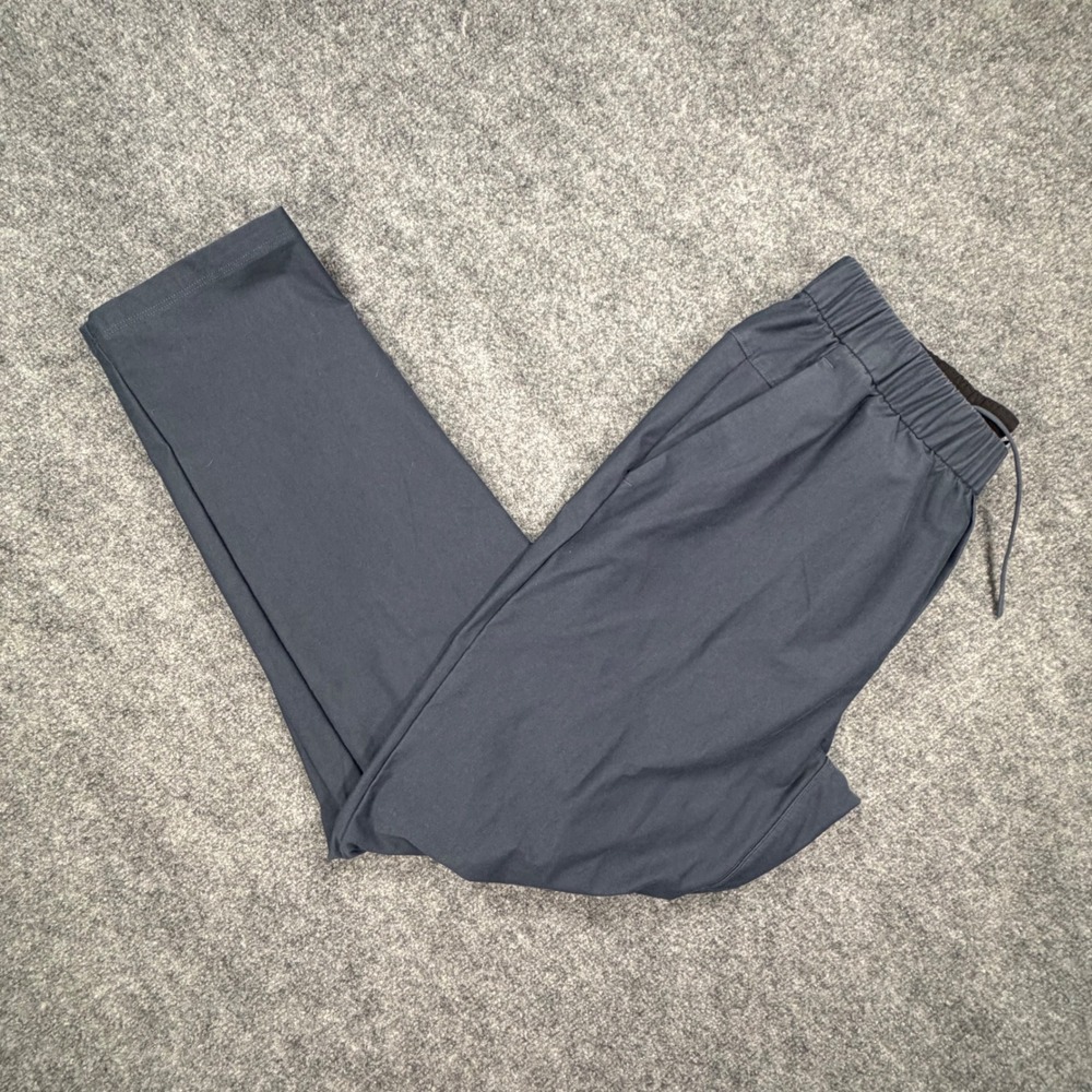 Lululemon Lab Mens Medium Gray Drawstring Elastic Waist Technical Pants 0650